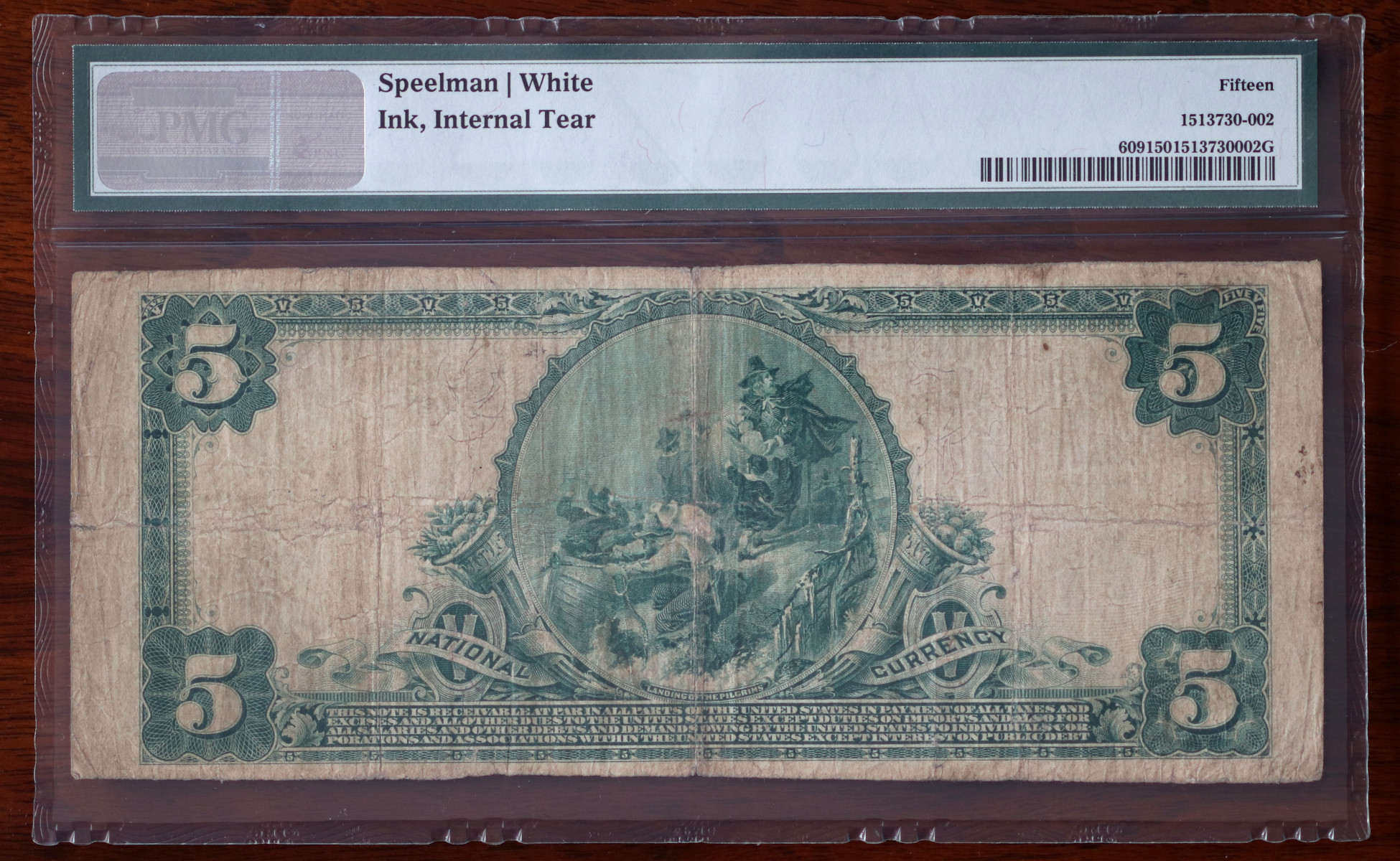 A $5 National Bank Note, Hermosa Beach, certified PMG Choice Fine 15, from The South Bay Collection of Rare National Bank Notes, offered by Palos Verdes Coin Exchange
